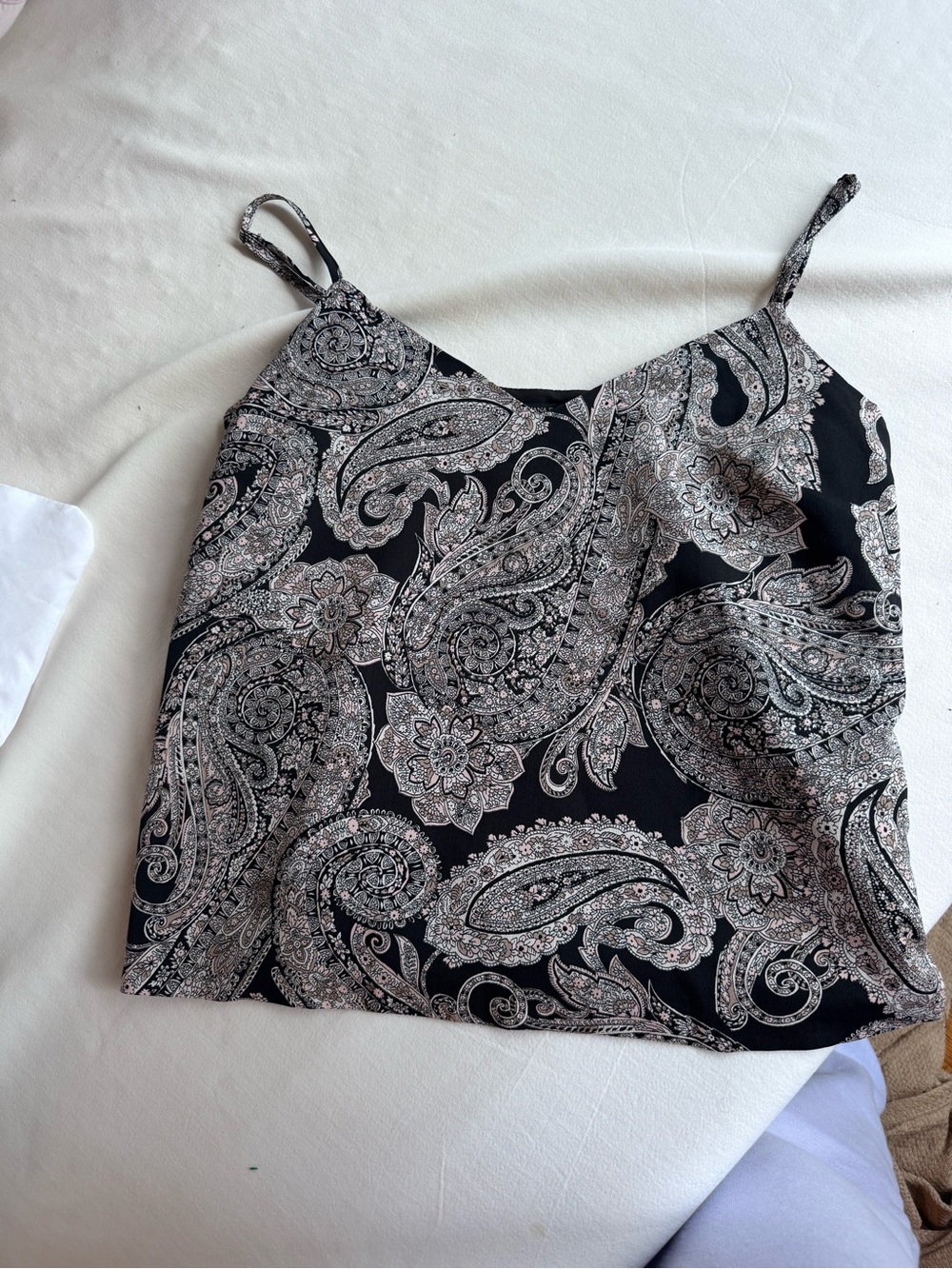 Paisley Print Cami Top - Banana Republic